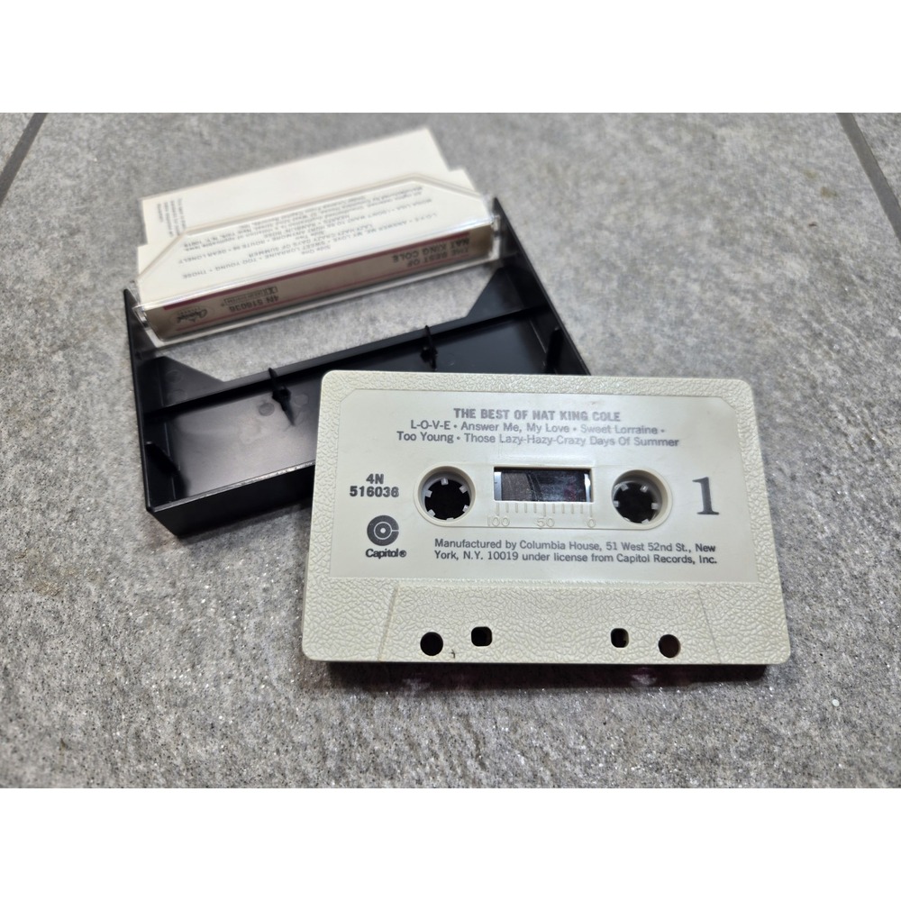 NAT KING COLE: The Best of Nat King Cole  Capital Records Music Cassette Tape - Picture 4 of 5